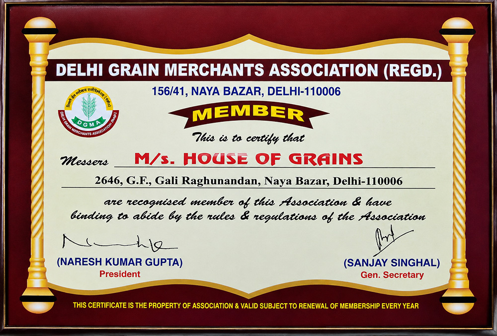 DGMA Membership Certificate