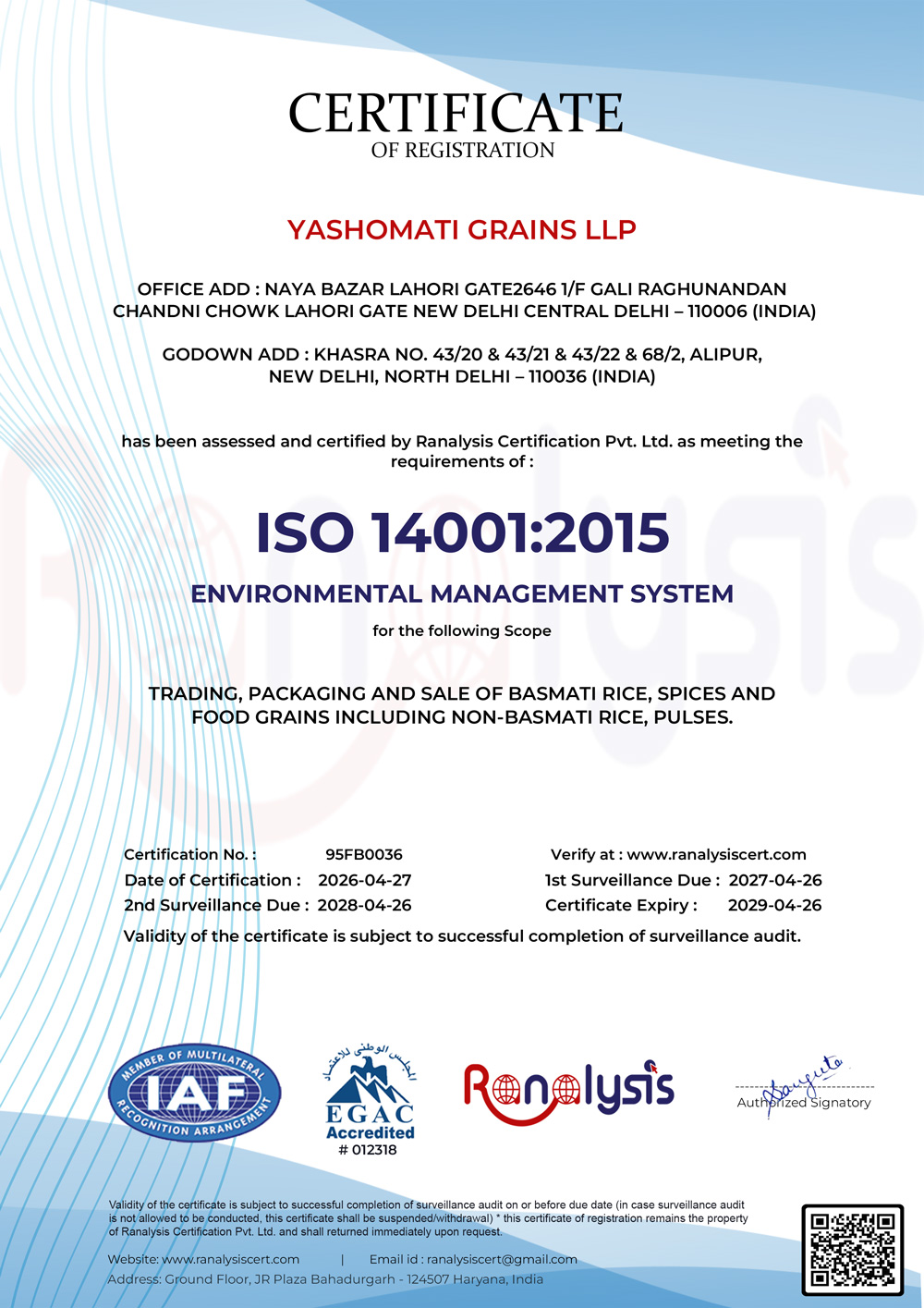 Iso 14001:2015 Environmental Management System